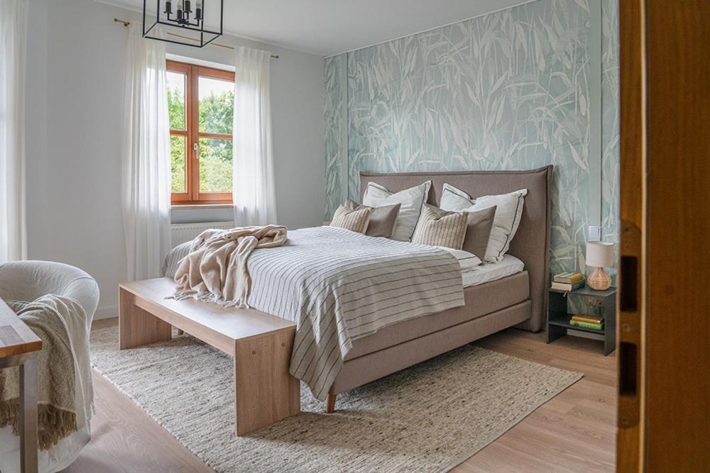 Stilvolle Seewohnung In Utting Utting am Ammersee Bagian luar foto